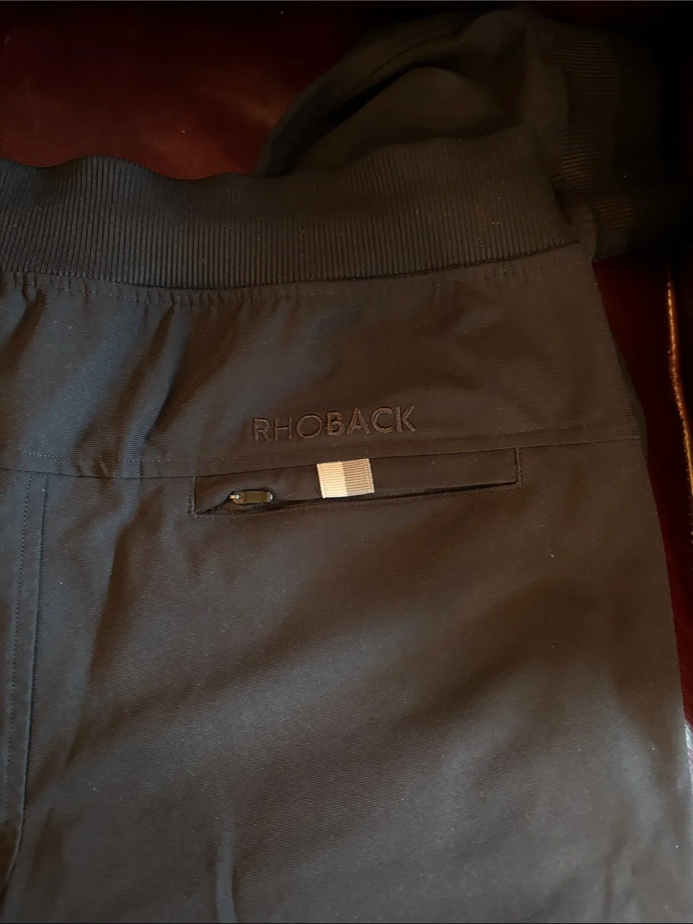 Rhoback Black Performance Joggers - Picture 1 of 3